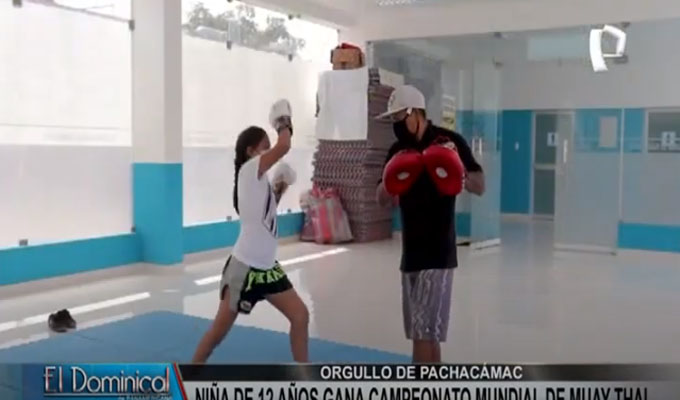 Orgullo del Perú: niña de 12 años gana campeonato mundial de Muay Thai