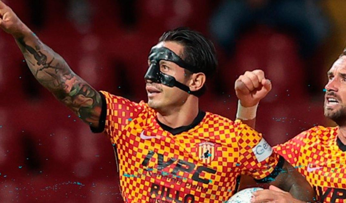 Gianluca Lapadula: mira el hat trick del delantero del Benevento en la victoria ante Cittadella
