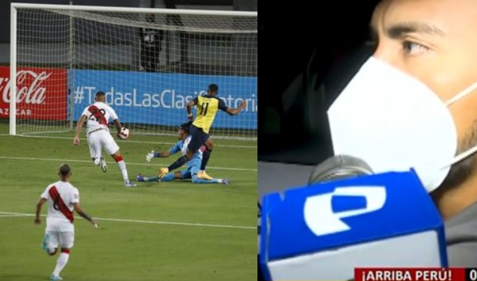 Alexander Callens tras gol ecuatoriano: 