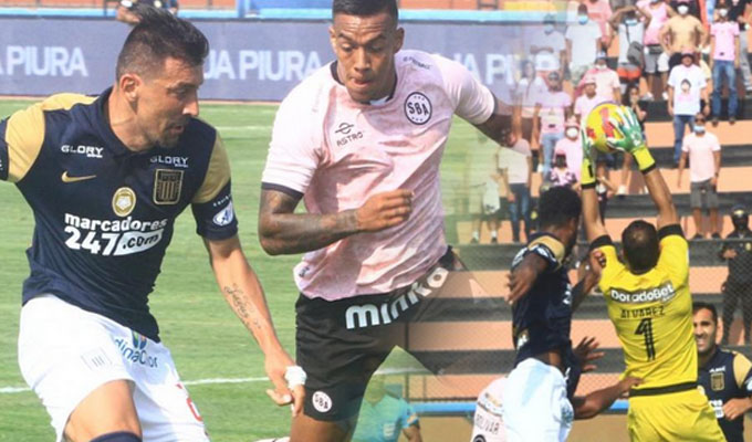 Alianza Lima drew with Sport Boys in Callao.