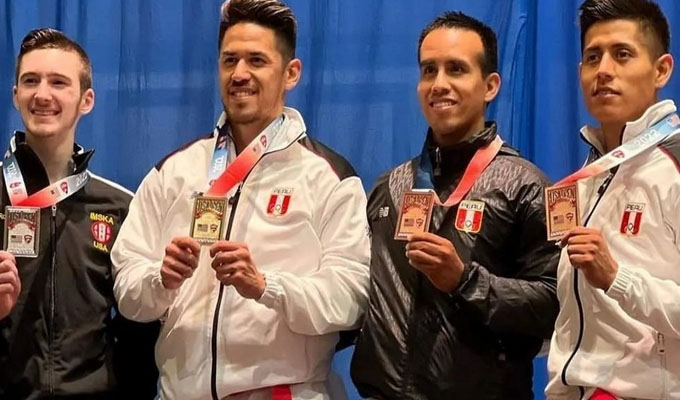 Karatecas peruanos ganan medallas en el US Open Las Vegas