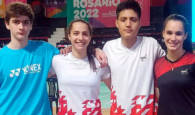 En Bádminton, Perú obtiene tres medallas de oro más en los Juegos Suramericanos de la Juventud