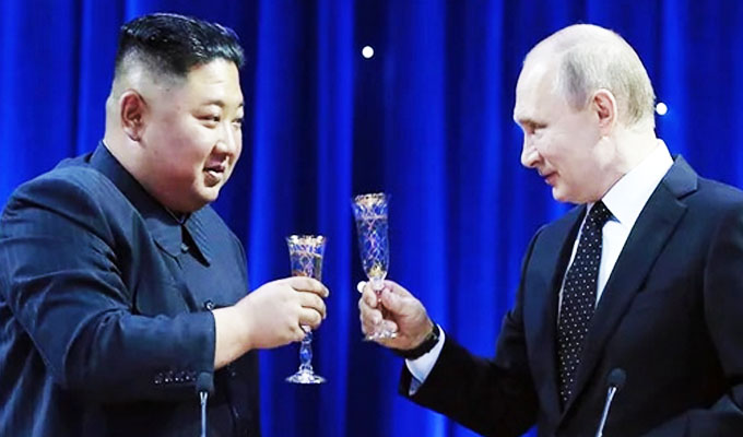 Kim Jong-un gives his 