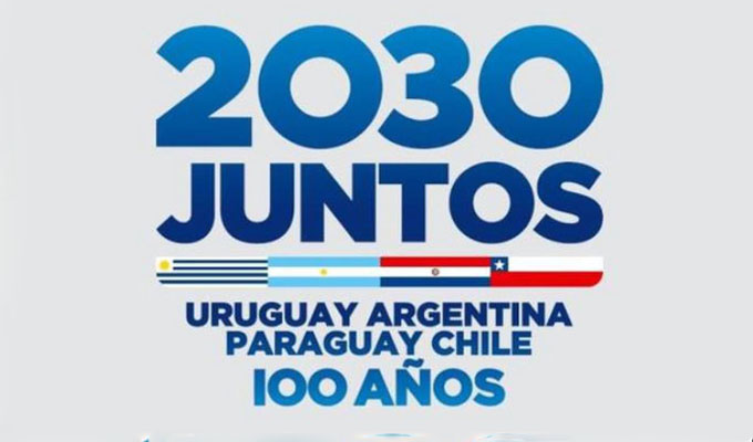 Mundial 2030: Uruguay, Argentina, Chile y Paraguay lanzan candidatura conjunta para organizar evento