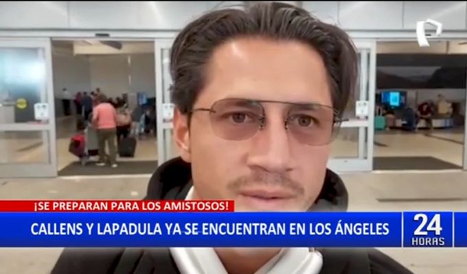 Selección Peruana: Lapadula y Callens llegaron a Los Ángeles para unirse a la 