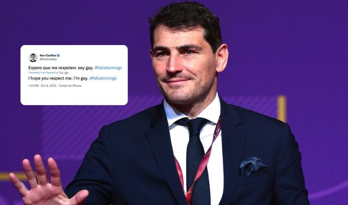 Iker Casillas denied being the author of the tweet: 