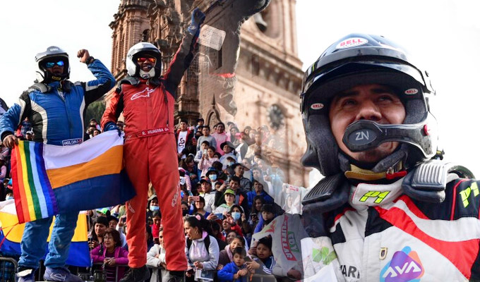 Ronmel Palomino se consagra campeón en rally Caminos del Inca