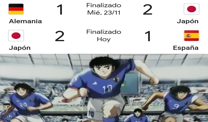Japón derrota a España al estilo 