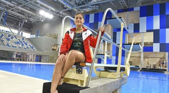 Clavadista peruana Ana Ricci gana medalla de oro en Canadá