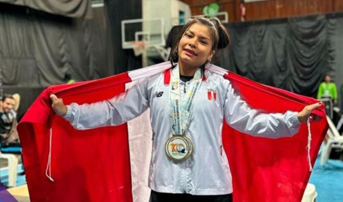 Weightlifting: Peruvian Shoely Mego Contreras is the number one in the world in her category.