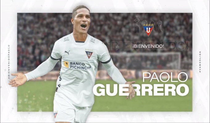 Paolo Guerrero se convirtió en nuevo jugador de LDU Quito