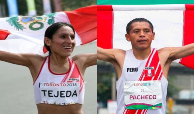 Gladys Tejeda and Christian Pacheco will not go to the Athletics World Championships.