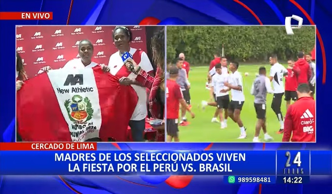 Perú vs. Brasil: mamás de nuestros jugadores están listas para alentar a la “bicolor”