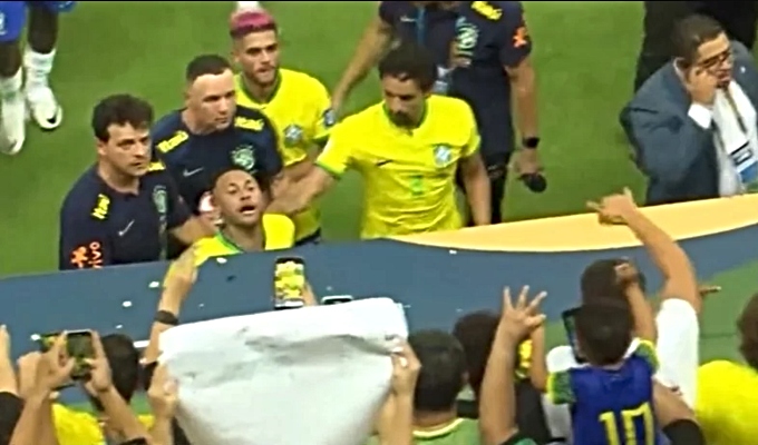 The fury of Brazil: Neymar was booed by his own fans and they threw 