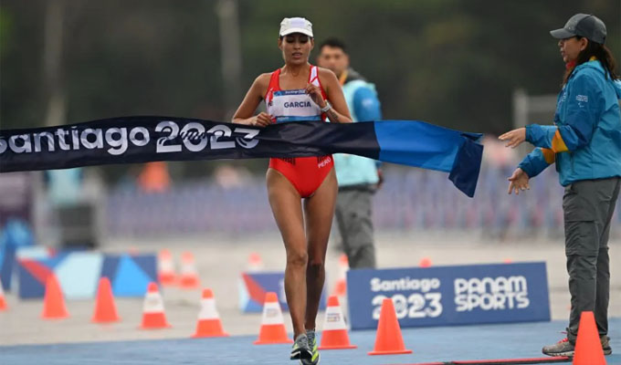 Kimberly García without a medal? Confirms error in measuring the female walking route.