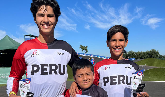 Orgullo peruano: Histórico logro de los hermanos Noli en el Sudamericano de BMX Race [FOTOS]