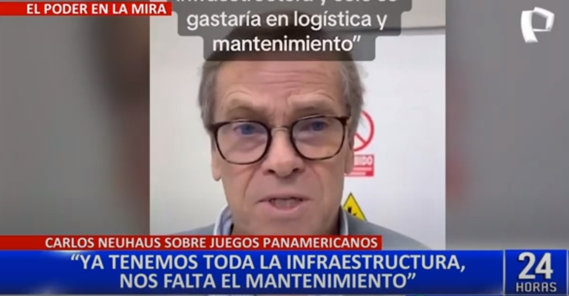 Carlos Neuhous sobre Lima como sede de los Panamericanos 2027: “Tenemos toda la infraestructura”