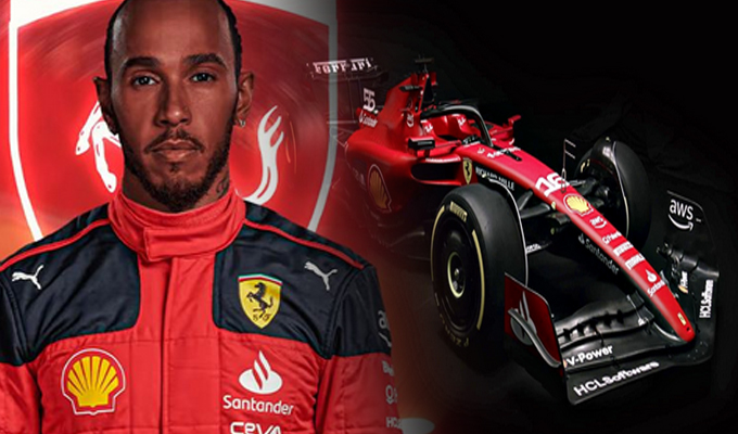 Nadie se lo pudo imaginar: Lewis Hamilton fichó por Ferrari para el 2025