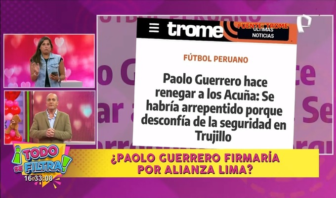 ¿Paolo Guerrero firmaría por Alianza Lima?