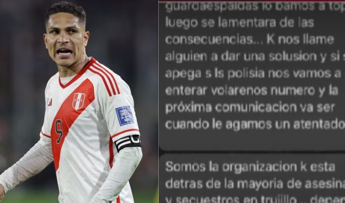 Paolo Guerrero explica las razones por las que no jugará en la UCV: muestra chats de extorsiones