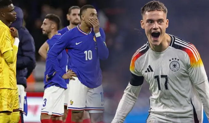 Cayeron en su casa: Alemania derrota a Francia por 2-0 en Lyon