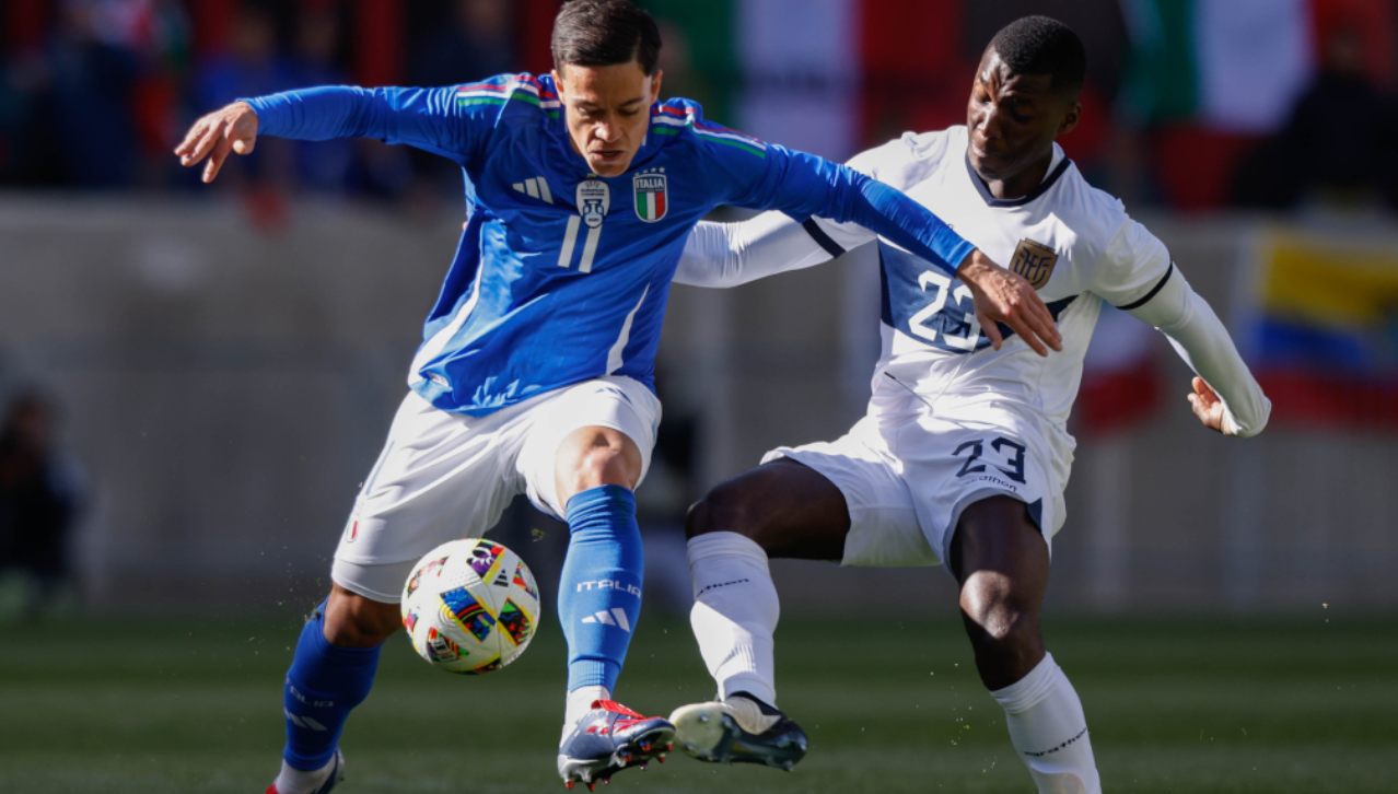 Ecuador cayó 2-0 ante Italia en partido amistoso internacional