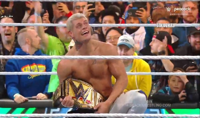 Culminó su historia: Cody Rhodes venció a Roman Reigns en Wrestlemania 40
