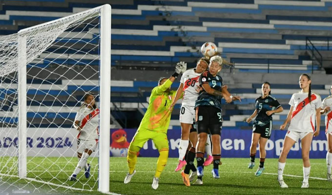 Hexagonal Sudamericano Femenino Sub 20: Selección peruana perdió 5-0 ante Argentina [FOTOS]