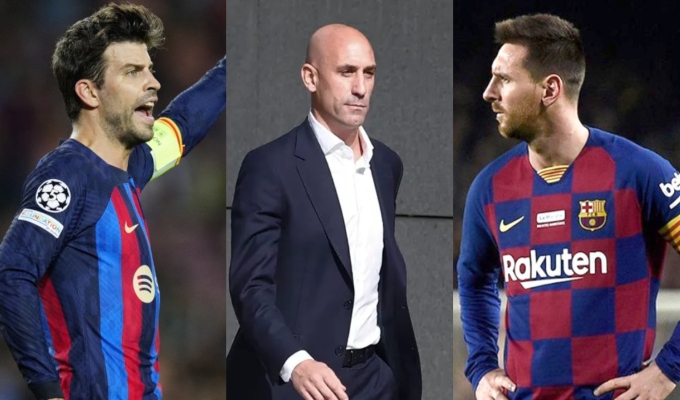 Messi y Piqué en escándalo: Luis Rubiales les ofreció 30 millones de la UEFA
