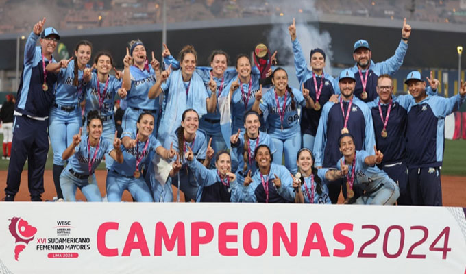 Argentina se coronó bicampeona en el Campeonato Sudamericano de Softbol Sudamericano Lima 2024