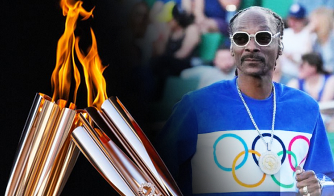 París 2024: Snoop Dogg será uno de los últimos relevos en llevar la antorcha olímpica
