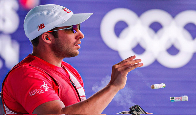 París 2024: Peruano Nicolás Pacheco logra primeros puestos tras etapa clasificaría en Tiro skeet