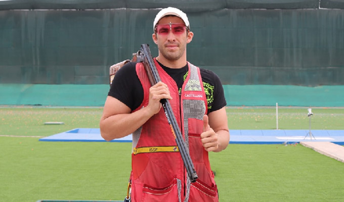 París 2024: peruano Nicolás Pacheco busca medalla en tiro Skeet