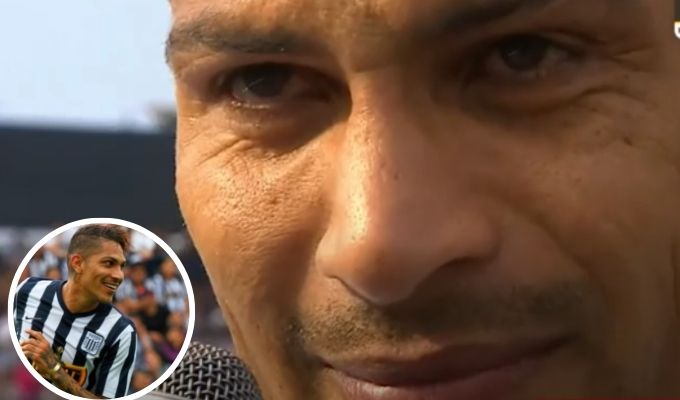 Paolo Guerrero se emocionó hasta las lágrimas en su presentación con Alianza Lima