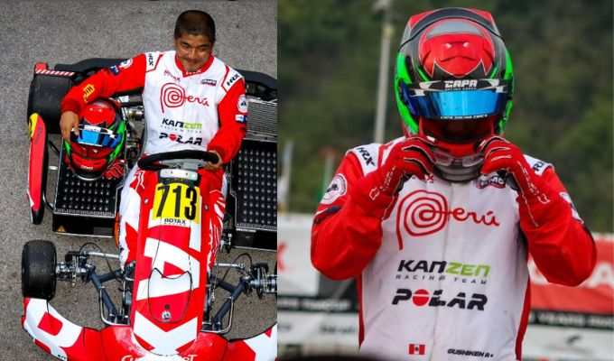 ¡Orgullo peruano! Jhonny Gushiken logró el cuarto puesto en Mundial Rotax Max en Italia