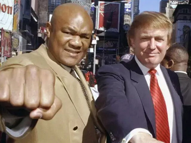 Trump lamenta la muerte de George Foreman: “Un gran peleador, pero sobre todo, una gran persona” [FOTOS]