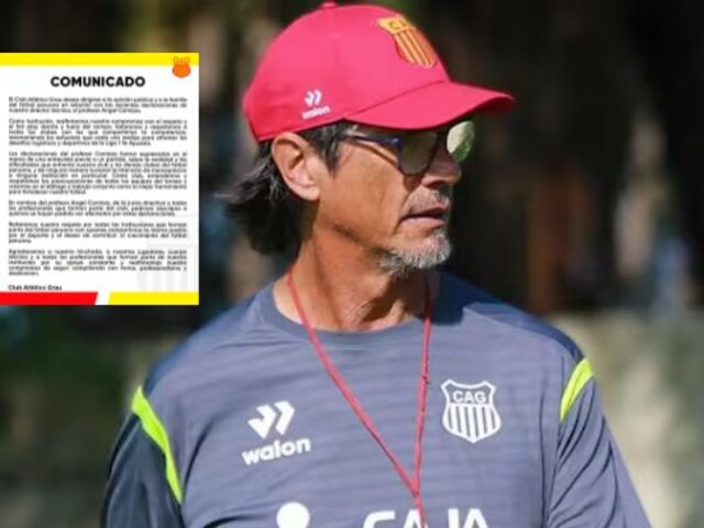 Atlético Grau pide disculpas tras declaraciones de Comizzo: 