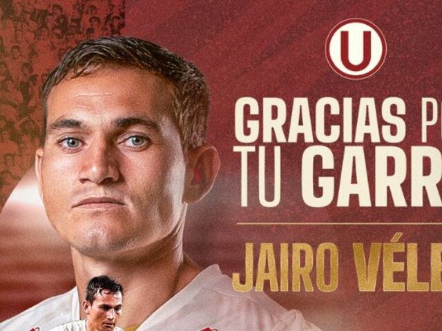 ¿Rumbo a Matute?: Universitario de Deportes confirma la salida de Jairo Vélez