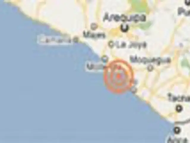 Temblor de 4.3 grados en la escala Richter remece Arequipa