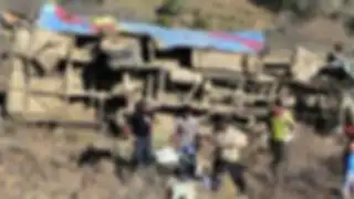 Cajamarca: cuatro muertos y más de 25 heridos dejó volcadura de ómnibus 