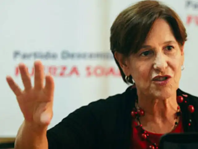 Alcadesa de Lima Susana Villarán minimizó críticas y refirió que se debe contribuir al desarrollo