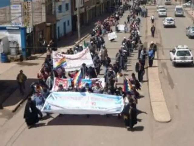 Protestas en Moquegua contra minera Southern Copper Perú
