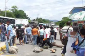 Caral: realizan misa en plena carretera pidiendo el fin de los accidentes