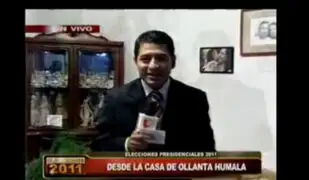Preparativos para el desayuno familiar de Ollanta Humala en Surco