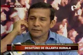 Ollanta Humala: “Invoco a los ciudadanos a vivir la fiesta electoral y que gane el mejor”