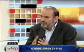 Yehude Simon pide intervención de Alan García para solucionar caso de Walter Aduviri