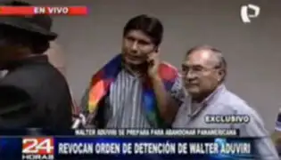 Juez de Puno revoca orden de detención contra dirigente Walter Aduviri