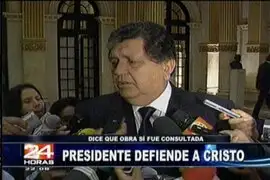 A un mes de dejar Palacio de Gobierno presidente García prestó declaraciones
