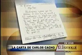 Maquillador Carlos Cacho envía carta a Maritere Braschi