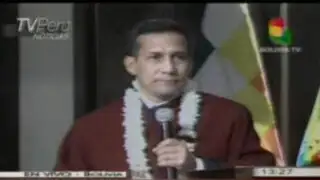 Ollanta Humala: Tenemos un compromiso con el pueblo no con los poderes económicos